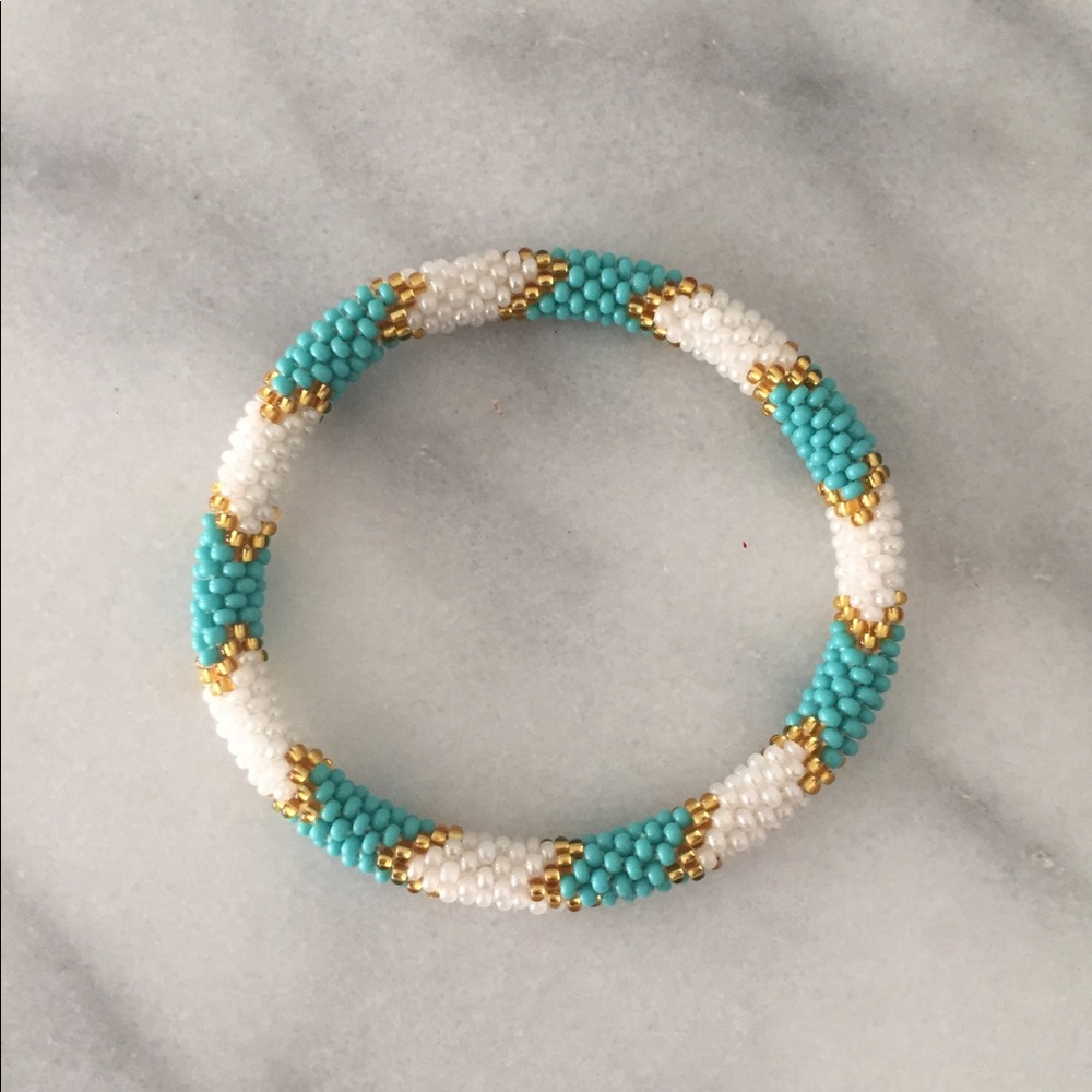 Beaded roll bracelet